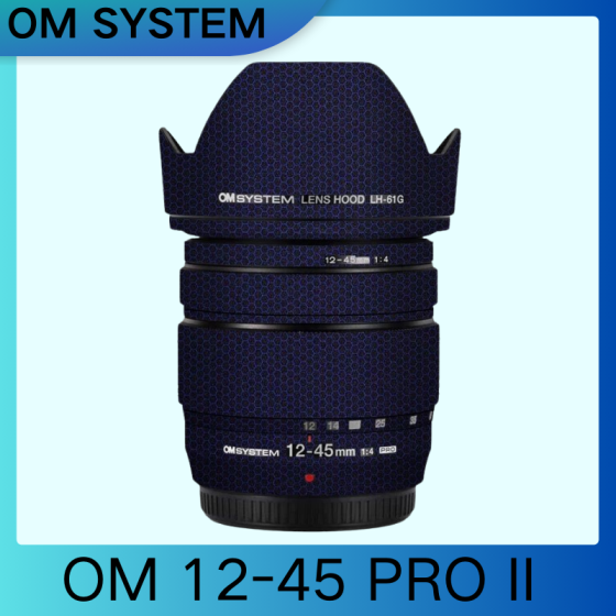 Lentes Olympus OM12-45 PRO II - Pele câmera, adesivo câmera - com alta resistência a arranhões, à prova d'água e com design elegante.